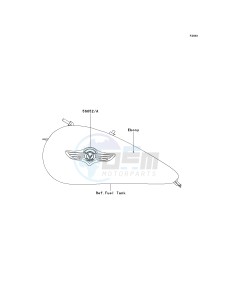 VN 1500 B [VULCAN 88 SE] (B1-B3) N8F drawing DECALS-- EBONY- --- N6F_N7F_N8F- -