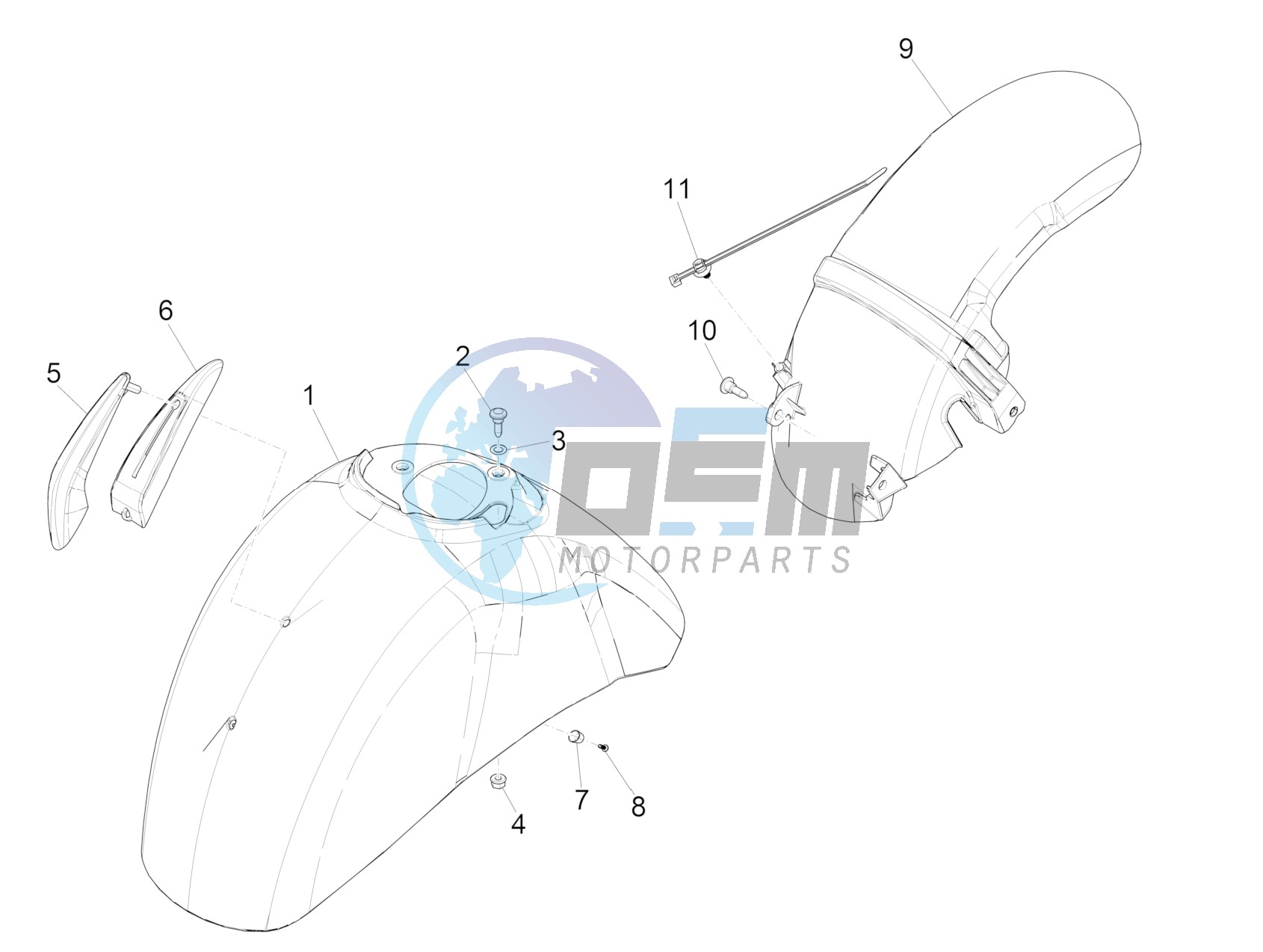 Wheel housing - Mudguard