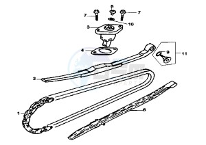 ATTILA - 125 cc drawing CAM CHAIN