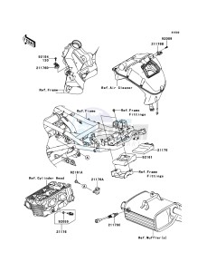 VERSYS KLE650CCF XX (EU ME A(FRICA) drawing Fuel Injection