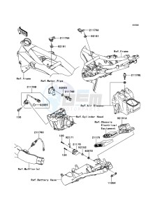 Z750 ABS ZR750MBF FR GB XX (EU ME A(FRICA) drawing Fuel Injection