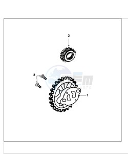 FIGHT 4 50 A4T TPS drawing OIL PUMP