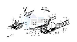 HD2 200 drawing FOOTREST