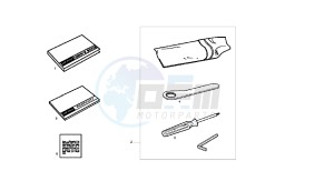 SENDA R X-TREM - 50 CC VTHSR1D1A 2T EU2 drawing ACCESSORIES