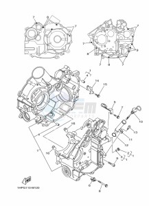 YFM700FWAD GRIZZLY 700 EPS (BFE8) drawing CRANKCASE