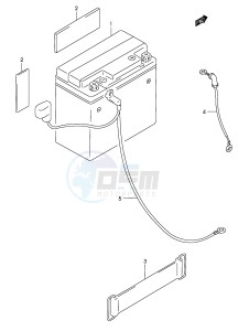 GZ125 (P19) drawing BATTERY