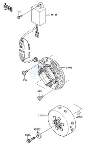 KX 250 D [KX250] (D1) [KX250] drawing IGNITION_GENERATOR