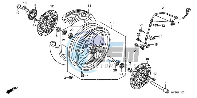 FRONT WHEEL