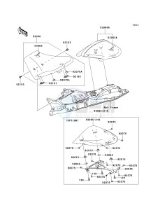 ZX 1000 D [NINJA ZX-10R] (D6F-D7FA) D7F drawing SEAT