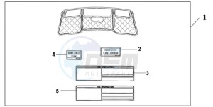 GL18009 UK - (E / AB MKH NAV) drawing INNER TRUNK LID ORG