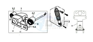 ALLO 50 25KMH (L8 L9) NL EURO4 drawing REAR LIGHT - REAR SUSPENSION