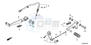 NC700XC drawing PEDAL