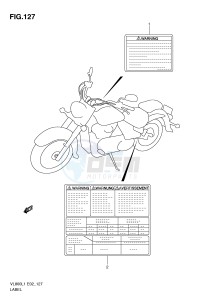 VL800 (E2) VOLUSIA drawing LABEL (VL800UEL1 E19)