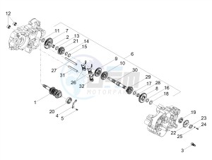 RS4 50 2T E4 (APAC, EMEA) drawing Gear box - Gear assembly