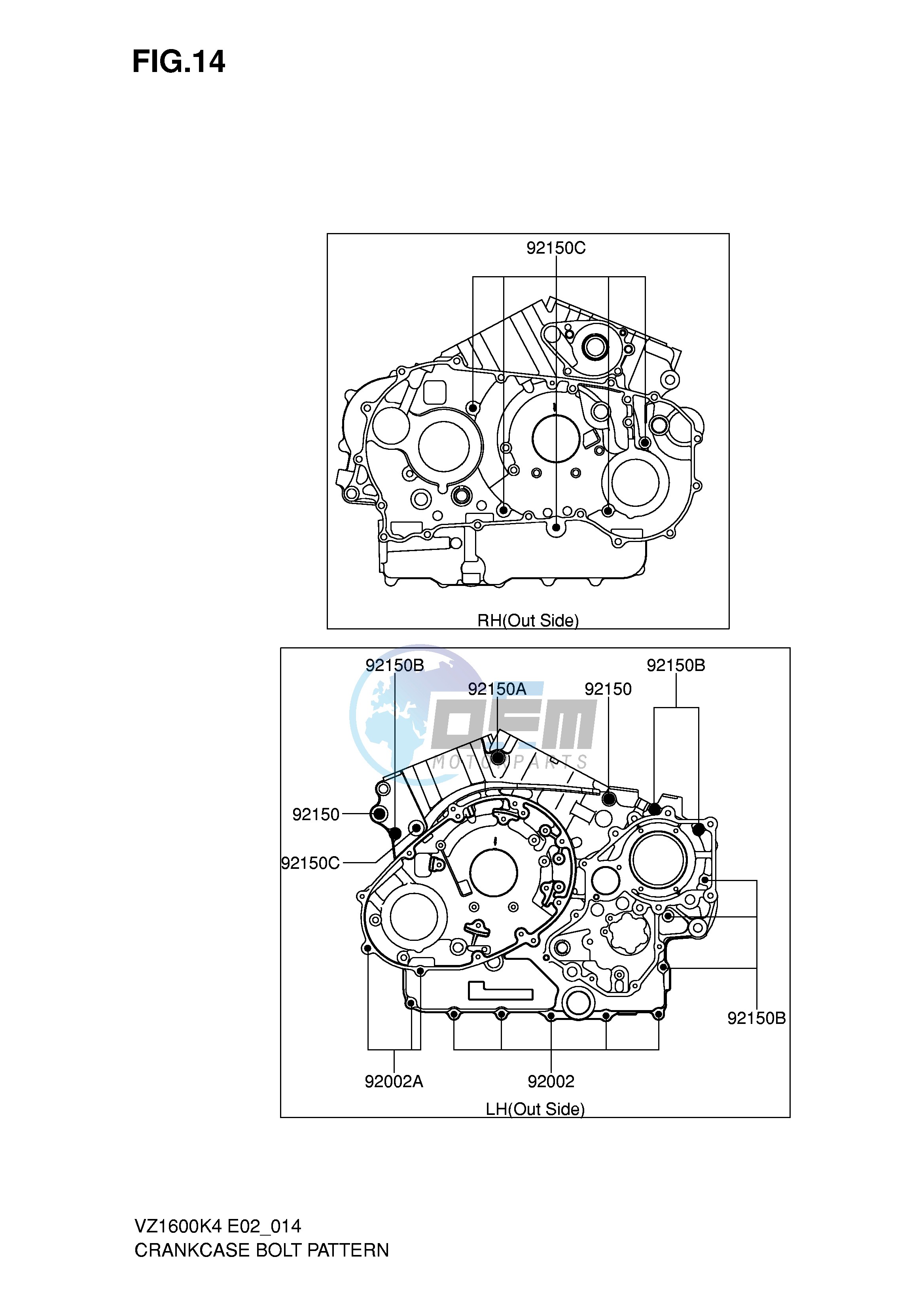 CRANKCASE BOLT PATTERN