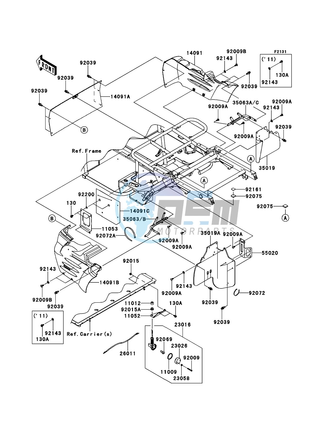 Frame Fittings(Rear)