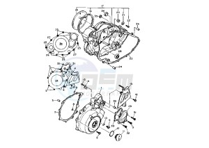 TT E 600 drawing CRANKCASE COVER