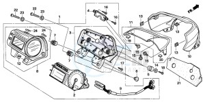 CB600F HORNET S drawing METER (CB600F5/6)