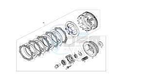 SENDA SM BAJA - 125 CC VTHSC2E1A EU2 & EU3 drawing CLUTCH MY06/07/08/09