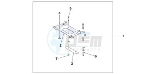 SH125S drawing CARRIER BRACKET