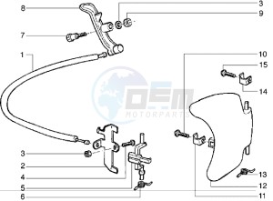 Runner 50 drawing Petrol cap-steering wheel lock