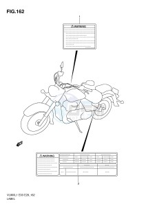 VL800 (E3-E28) VOLUSIA drawing LABEL (VL800TL1 E28)