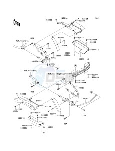 VN 1700 A [VULCAN 1700 VOYAGER] (9FA) A9FA drawing SADDLEBAGS-- SIDE BAG BRACKET- -