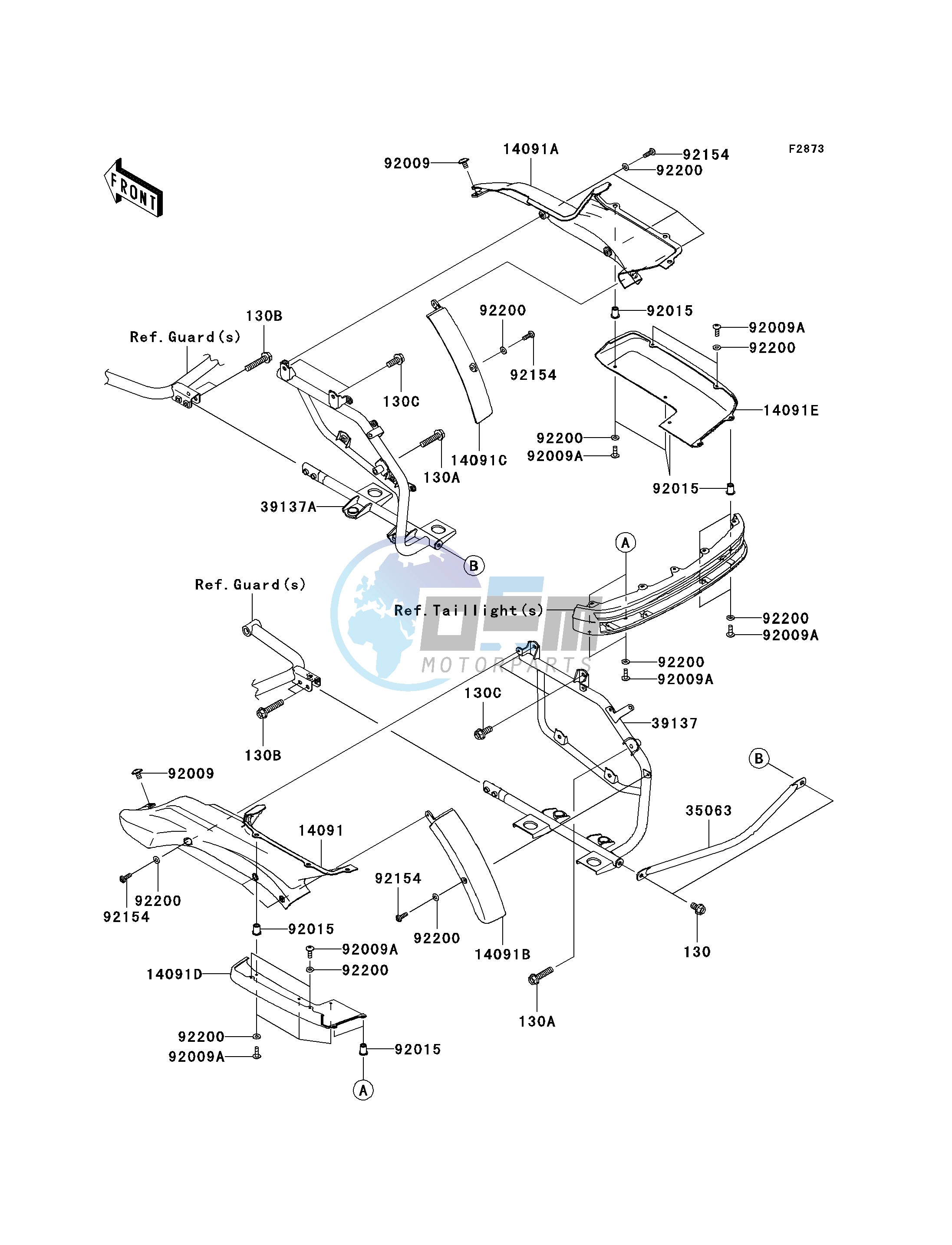 SADDLEBAGS-- SIDE BAG BRACKET- -