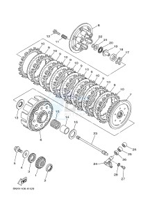 YZ250 (1SSM 1SSN 1SSP 1SSR 1SSR) drawing CLUTCH