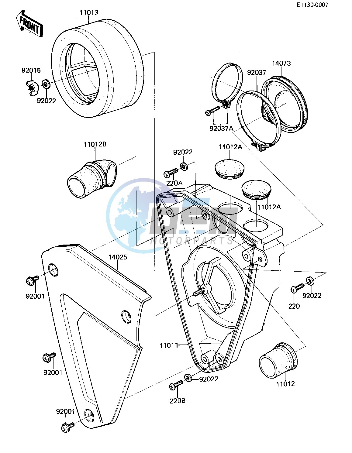 AIR CLEANER -- 81 A7- -