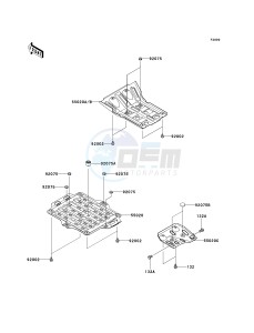 KVF 650 D ([BRUTE FORCE 650 4X4] (D6F-D9F) D9F drawing OPTIONAL PARTS-- GUARD- -