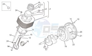 Bellagio 940 drawing Crankshaft cpl.