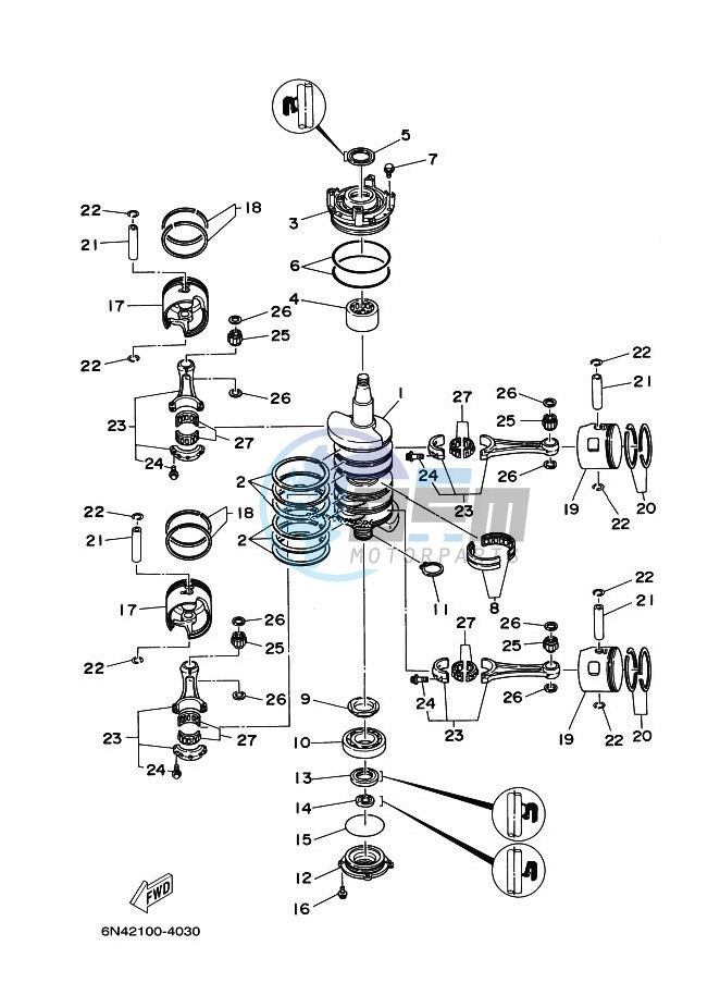 CRANKSHAFT--PISTON