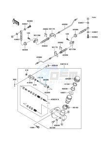 MULE 3010 4x4 KAF620-E5 EU drawing Master Cylinder