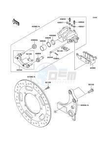 VN1700_CLASSIC_ABS VN1700FDF GB XX (EU ME A(FRICA) drawing Rear Brake