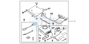 XL700VA9 UK - (E / ABS MKH) drawing ALARM SYS.