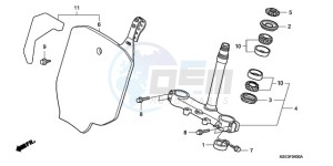 CRF150R9 Australia - (U) drawing STEERING STEM