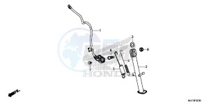 CBR650FAH 2ED - (2ED) drawing SIDE STAND