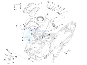 RS4 125 4T (AU, CA, EU, HK, J, RU, S, USA) drawing Tank cover