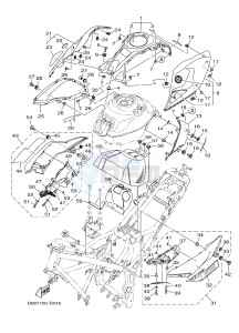 MTN-320-A MT-03 ABS (B084) drawing FUEL TANK 2