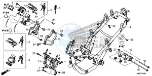 NSS125ADF Forza 125 - NSS125AD UK - (E) drawing FRAME BODY