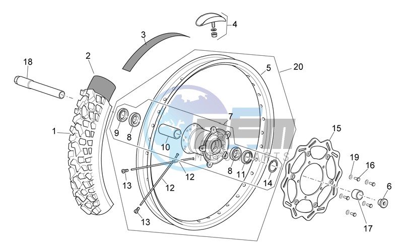 Front wheel I