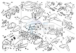 RAPTOR 1000 drawing HEADLAMPS V-RAPTOR, X-TRA RAPTOR