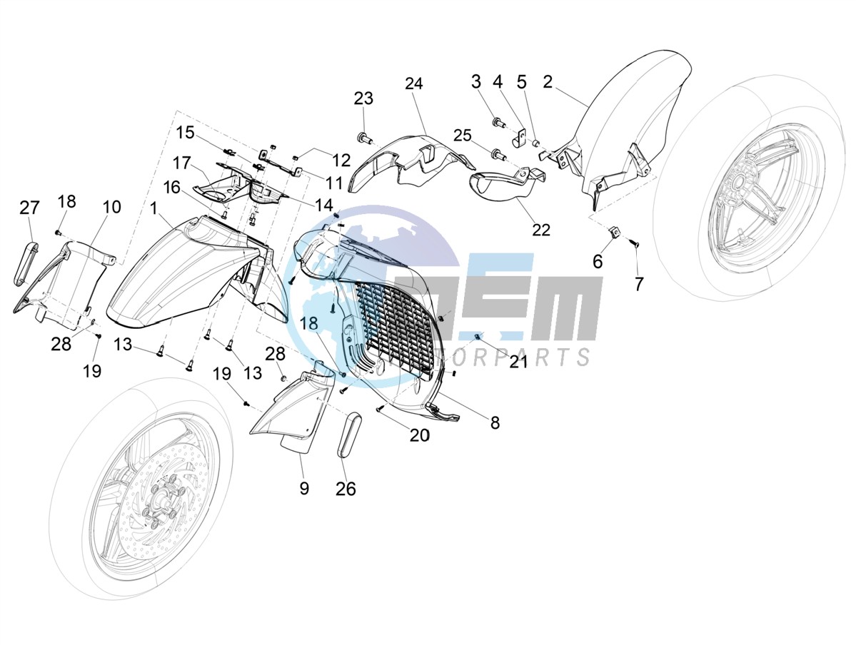 Wheel housing - Mudguard