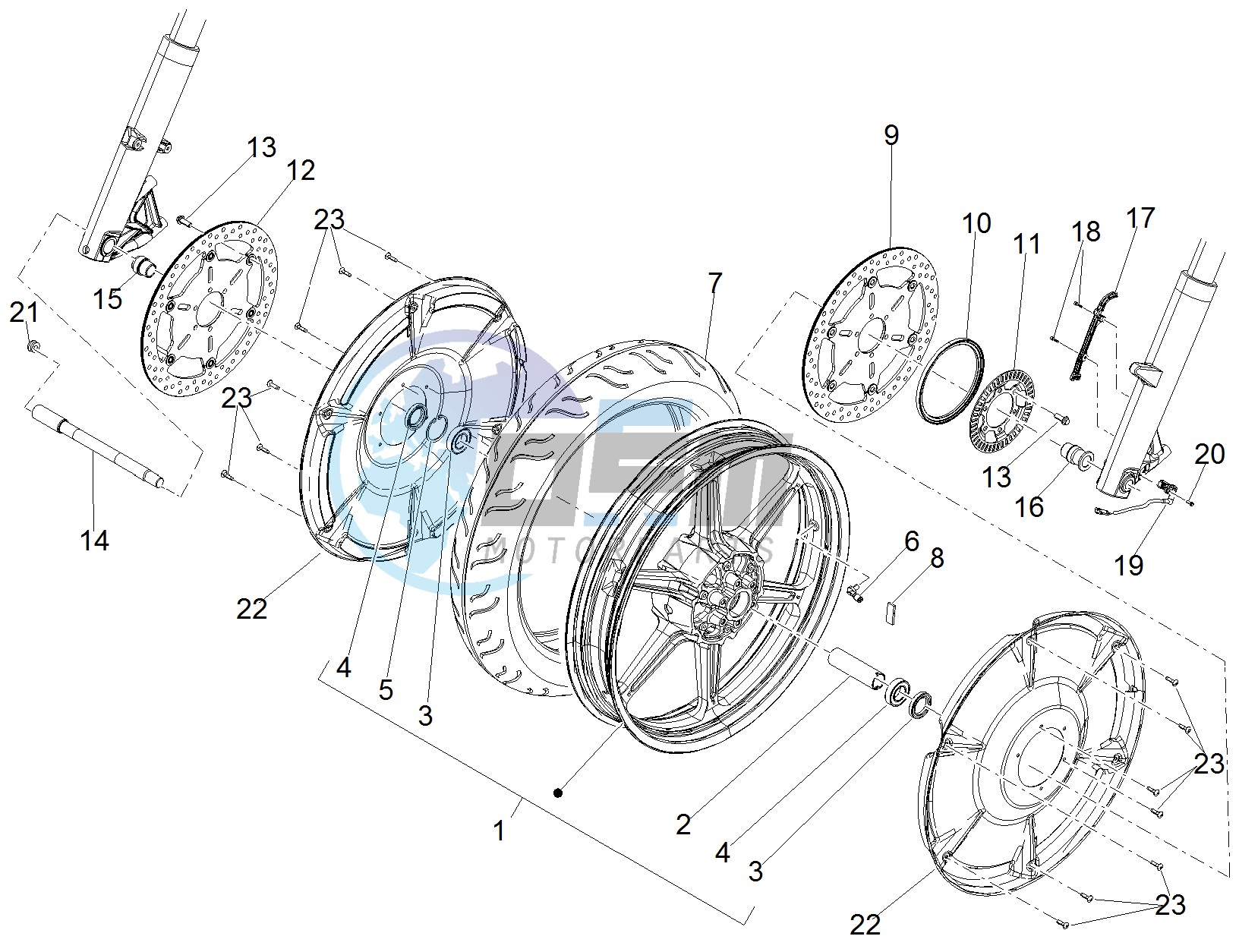 Front wheel