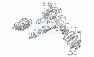 California III 1000 Carburatori Carburatori drawing Bevel gear