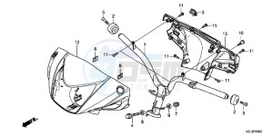 NSC110WHB drawing HANDLE PIPE/ HANDLE COVER