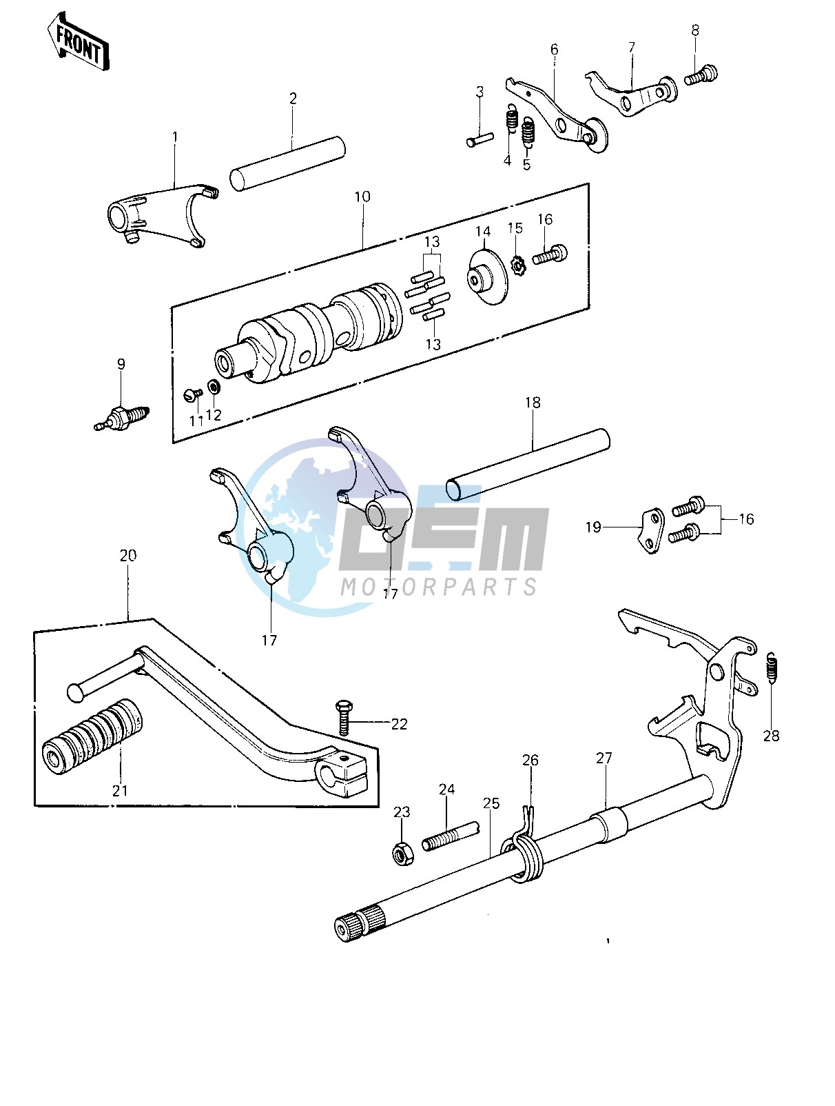 GEAR CHANGE MECHANISM