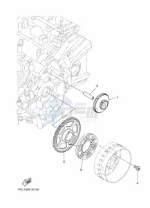 XSR900 MTM850 (BAE6) drawing STARTER