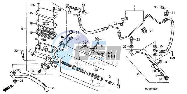 CLUTCH MASTER CYLINDER